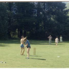 Church picnic at Ford Milton Home, 1986