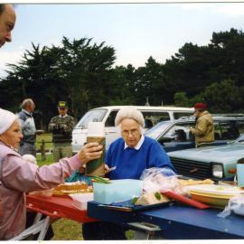 St. Columba parishioners at South Brighton Domain, 1992