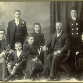 "Fraser or Macfarlane Family," studio portrait 