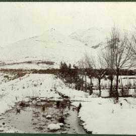 "Snow scene, Hanmer" 