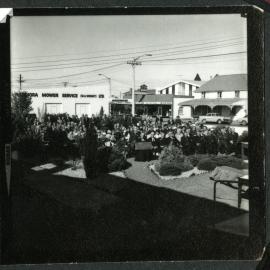 Congregation at John Knox, celebrating their centenary, Rangiora, 1972
