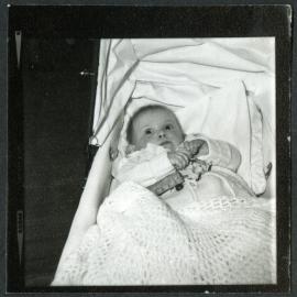 Unidentified baby at John Knox Church centennial celebrations, 1972 