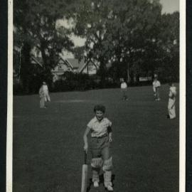 "Cricket match; Managers v. Youth Fellowship" 