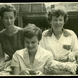"Kathleen Bott, June Service and Lyndsey Leask"
