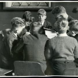 Sunday School class at Knox Church, Christchurch