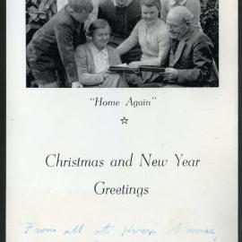 Reverend M. Wilson and family pose for a their annual Christmas card 