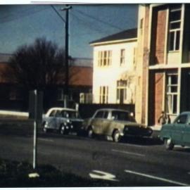 "New Knox Hall and original Manse," Christchurch 