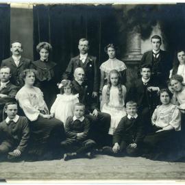 Group of women and men, Knox Church, Christchurch