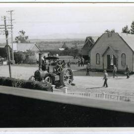 "The original St. David's Presbyterian Church at Cust" 