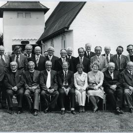 Past and Present Ministers and Session Members commemorating the Centenary of Cust, 1977
