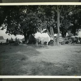 "Moving day - packing the carts"