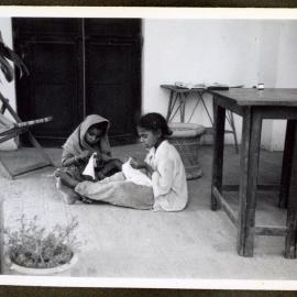 "The sewing lesson"