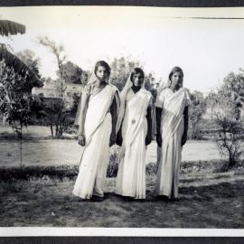 "Monica, Susan, Masih Dei; past pupils - Teachers 1937," Kharar Girls' School 