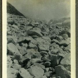 "Kashmir: Last mile of road to Lake Tulian, 9000 ft"