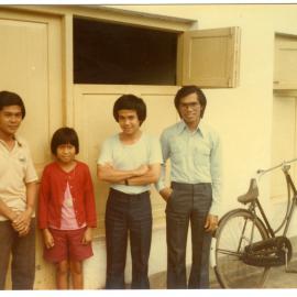 Group Outside the Home of the Kebangnga Family in Rantepao