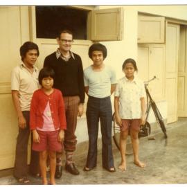 Group Outside the Home of he Kebangnga Family in Rantepao