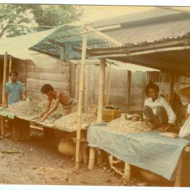 Stall for Dried Fish (ikan mairo), at the Rantpao Market