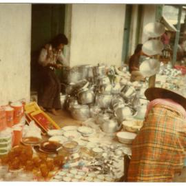 Selling Household Utensils at Rantepao Market