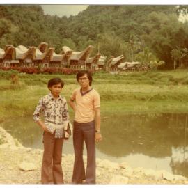 Andarias Lebang and Johanes Rante Banu Outside Kete