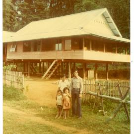 Andarias Lebang, Johanes Rante Banu and Two Children at Saddan