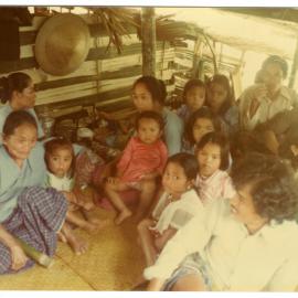 A Group Inside the Hut