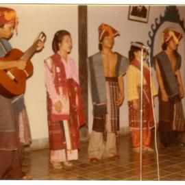 Batak Students in Traditional Costumes