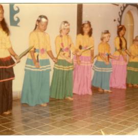 Children of Staff Members in Traditional Poso Costume