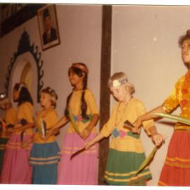 Children of Staff Members in Traditional Poso Costume