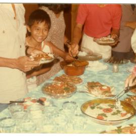 Group Serving Foods Themselves