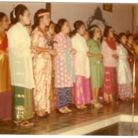 Group of Girl Students on a Stage