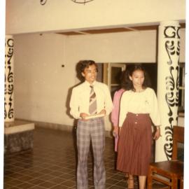 Students Coming out from the Hall