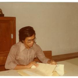 Johanes Rante Banu at the Study Room
