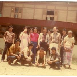 Group Outside Restaurant Near Camba