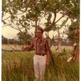 Robert Patterson Outside the Home of Ruben Kapa's Parents
