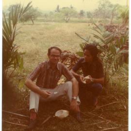 Eating Tender Coconuts from inside Young Coconut