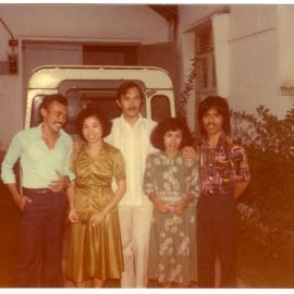 Some Students of Tingkat 4 in Front of Robert Patterson's House