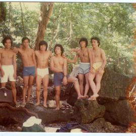 Student Group Before Bathing at Bantimurung