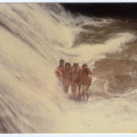 Student Group with Robert Patterson at Bantimurung Fall