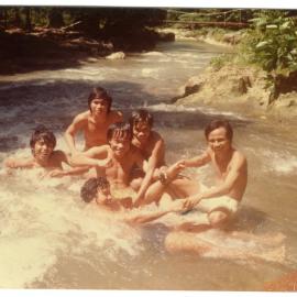 Group of Students at Bantimurung Stream
