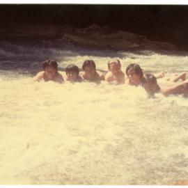 Student Group with Robert Patterson at Bantimurung Stream