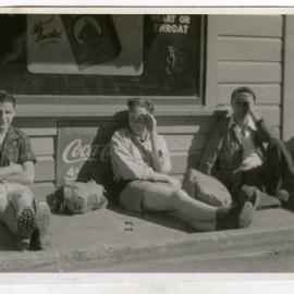"What Eddie Smith ventured in - Size 10? Also Roy Cunliffe and John Francis," Presbyterian Harrier Club - Wellington 