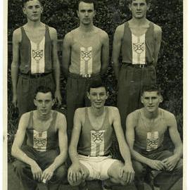 "The team which won the Junior Shaw Baton, 1946," Presbyterian Harrier Club - Wellington