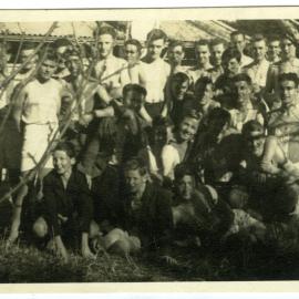 "Club group, Haywards, 1947," Presbyterian Harrier Club - Wellington