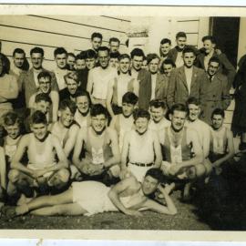 "Club group, Seatoun, 1947," Presbyterian Harrier Club - Wellington