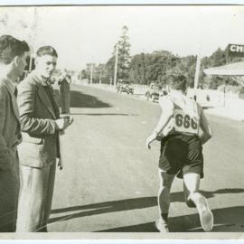 "Rear view of Hugh Walls!" Relay Race, 1949, Presbyterian Harrier Club - Wellington 