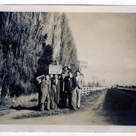 "At Ashburton, on the way down, St. Andrew's Trophy - Timaru, 1950," Presbyterian Harrier Club - Wellington 