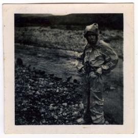 "What had Ross Dunn to make him look so worried about," The 1950 Tramp - Back to the Orongorongo Valley, Presbyterian Harrier Club - Wellington 