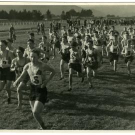 "Junior Provincial Champs - Trentham, 1950," Presbyterian Harrier Club - Wellington