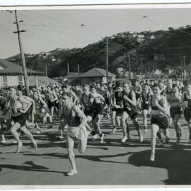 "Vosseler Shield, Senior start, 1950," Presbyterian Harrier Club - Wellington