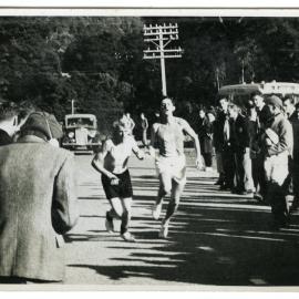 "Captain Bruce takes over," Masterton Relay - 1951, Presbyterian Harrier Club - Wellington